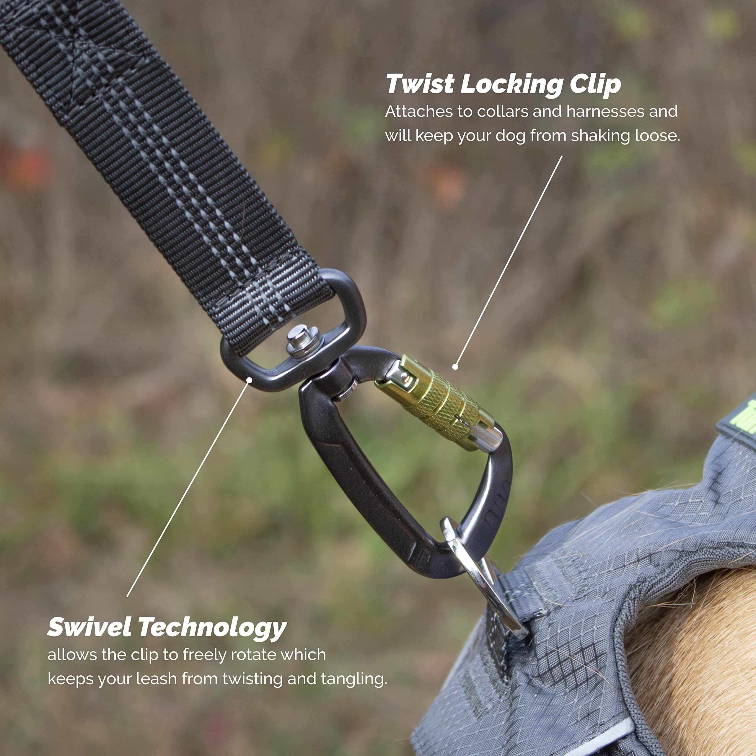 Adjustable waist belt provides comfortable fit during walks and runs.