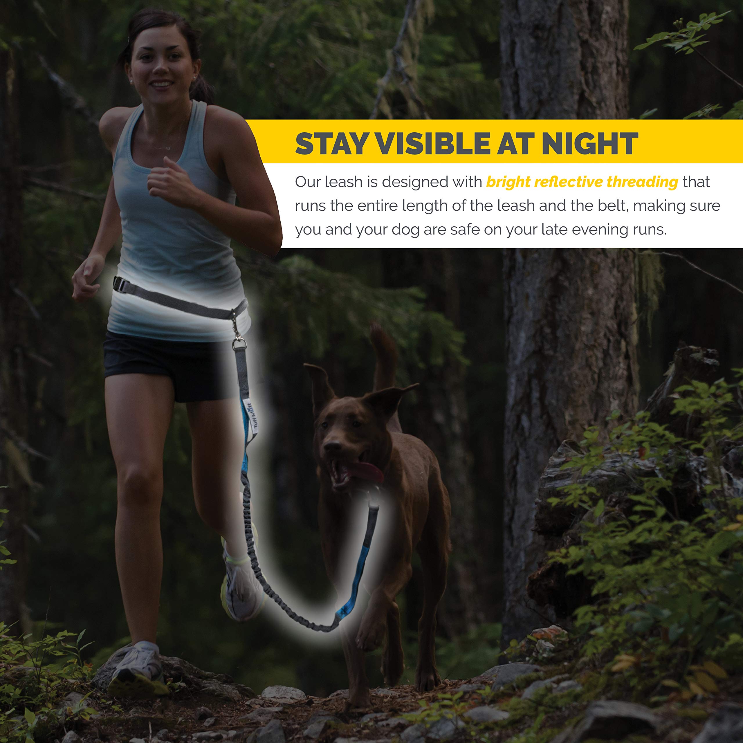 Smart hip and collar handles enable flexible control during training.