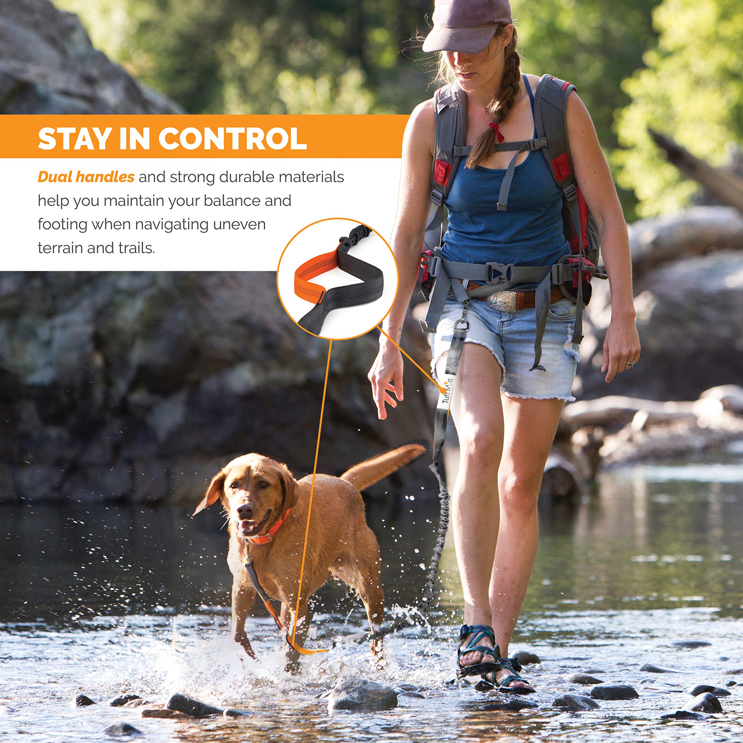 Tuff Mutt hip handle for precise guidance without slowing pace