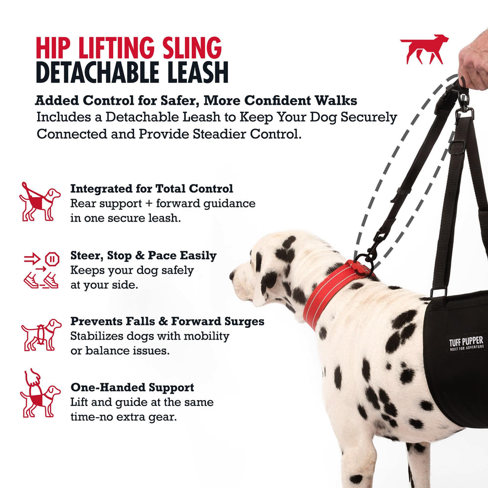 Tuff Pupper dog sling hip harness standing assist helps dogs rise confidently