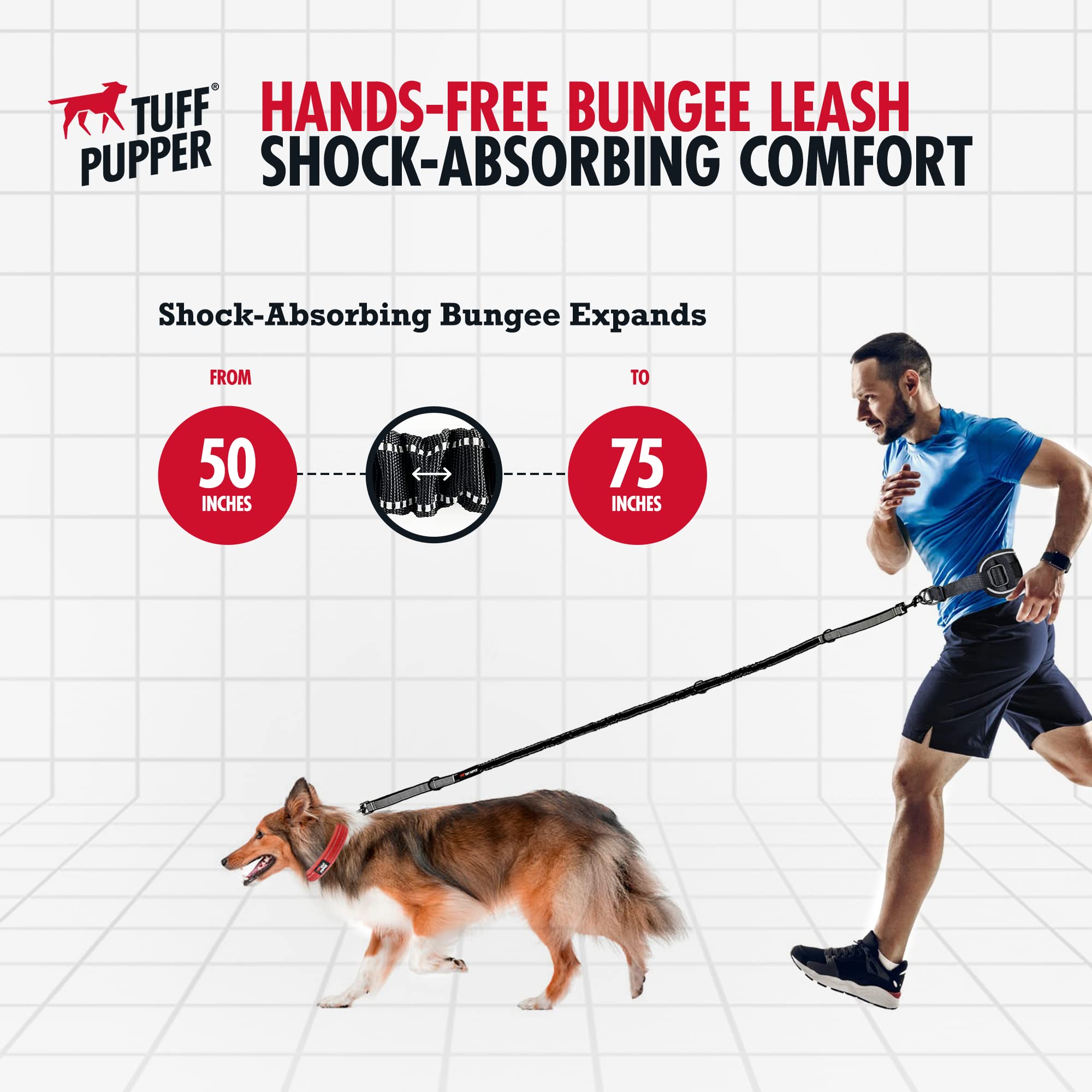 Tuff Pupper dual attachments offer secure, versatile leash connections