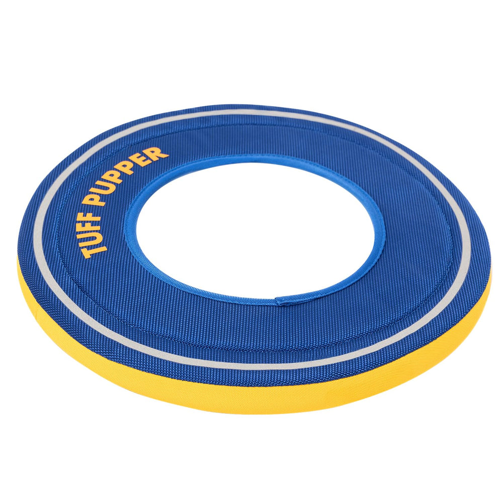 Tuff Pupper easy pickup frisbee, great for all breeds.