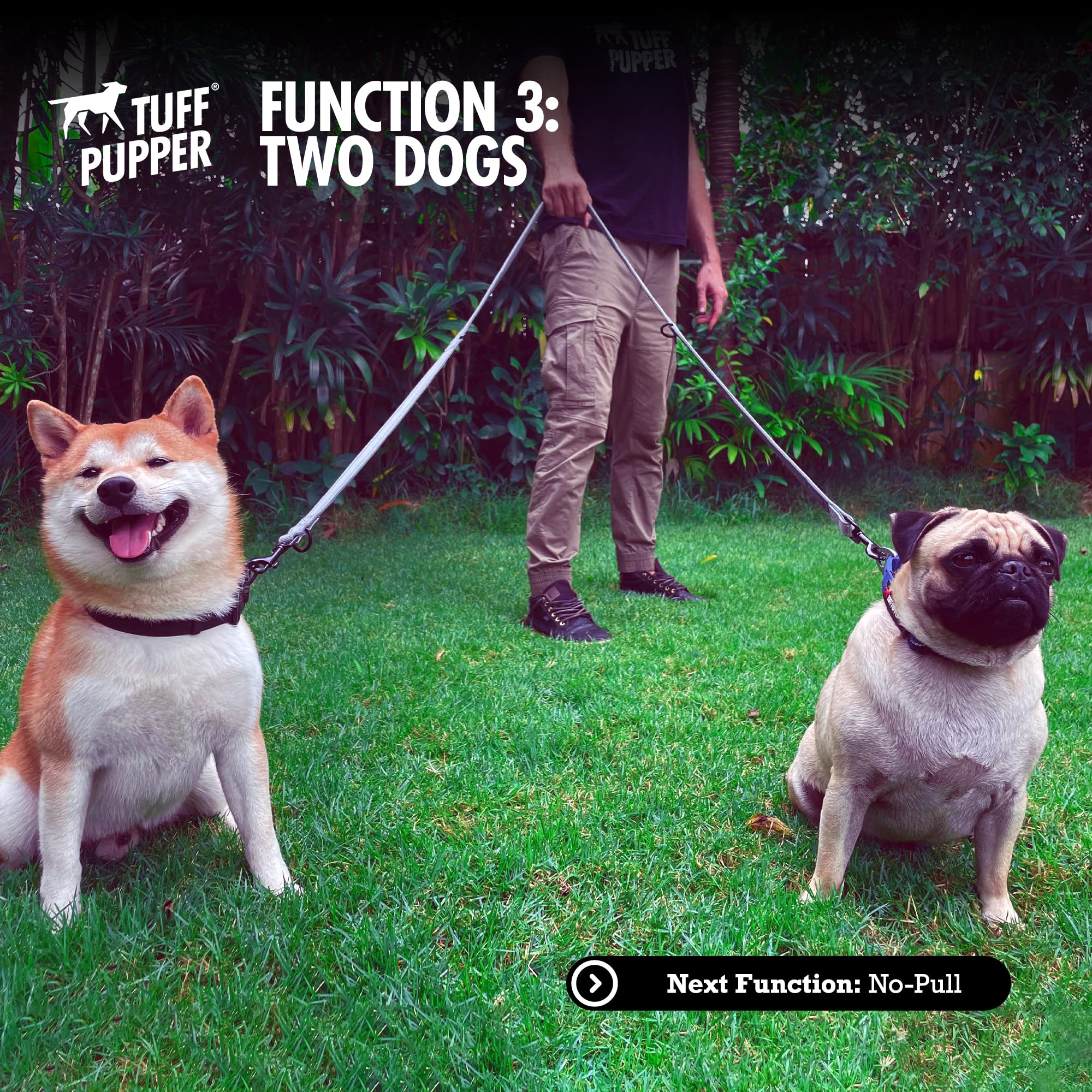 Tuff Pupper odor-resistant neoprene padding along the leash length