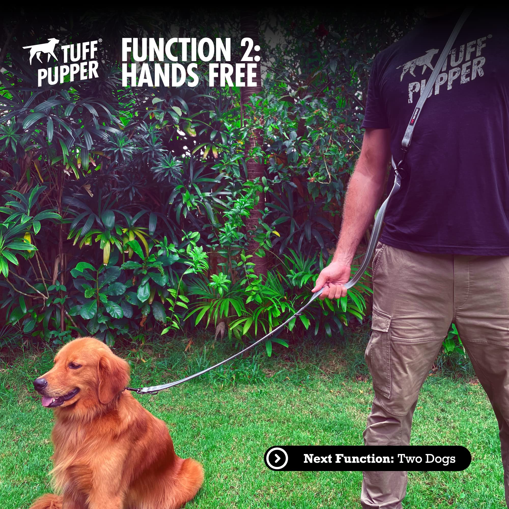 Tuff Pupper padded neoprene handle for comfortable grip
