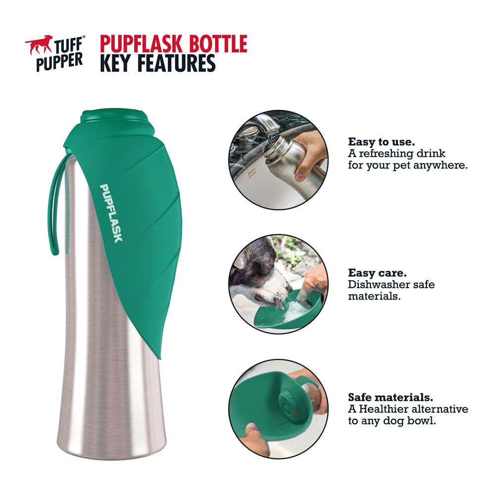 PupFlask collapsible silicone cup ready for quick use on walks.