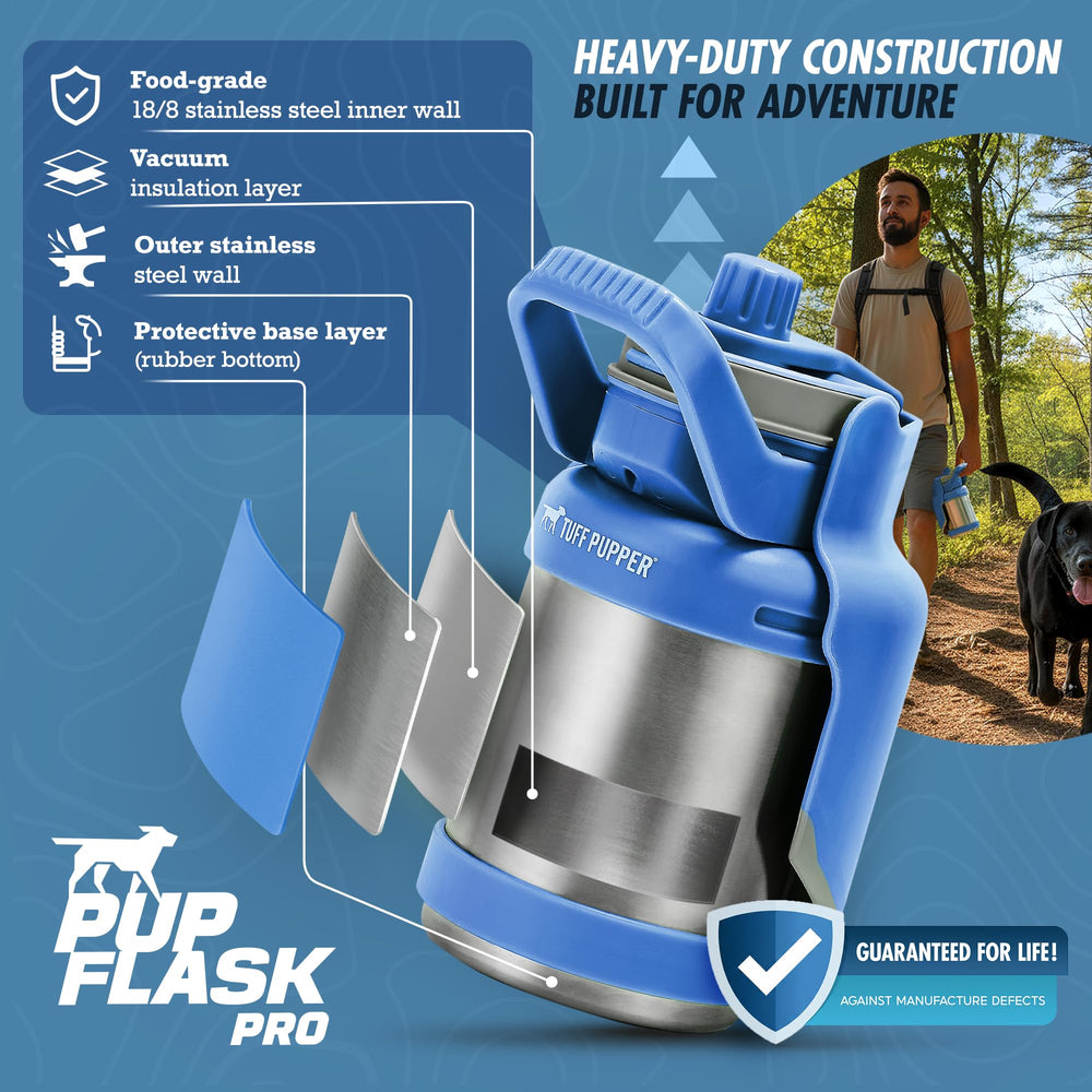 PupFlask Pro 50oz capacity for long trips