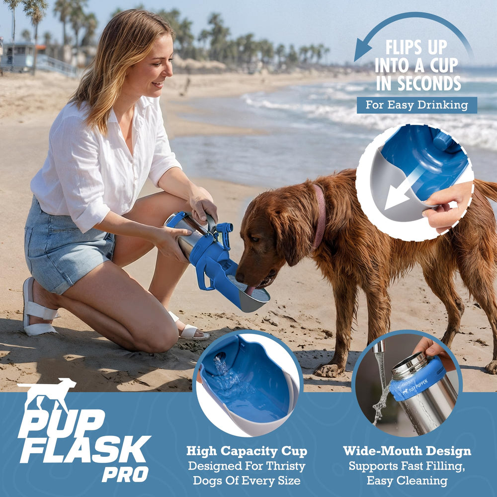 PupFlask Pro cap locks to prevent leaks