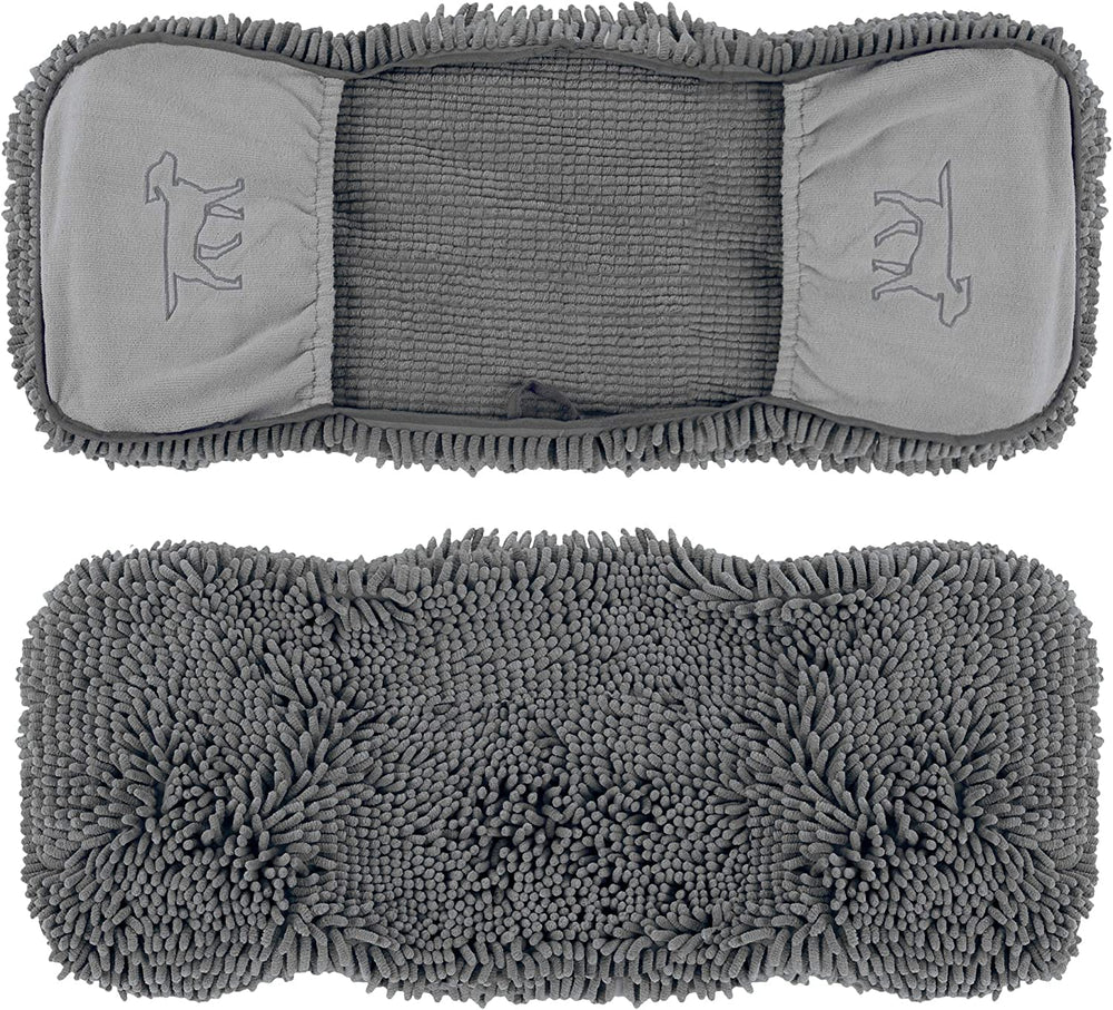 Tuff Pupper Quick Dry Towel 35x15 inch size fits large dogs during drying