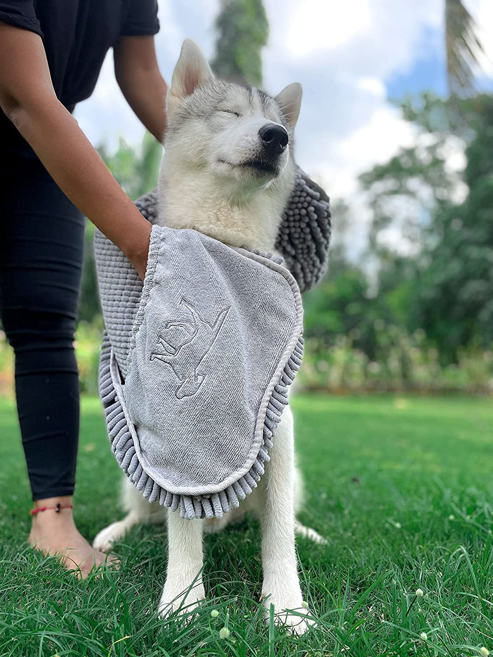 Tuff Pupper Quick Dry Towel machine washable for easy maintenance