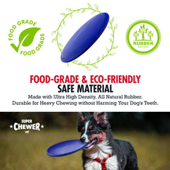 Tuff Pupper SuperChewer close-up of strong rubber disc built for durability.