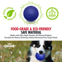 Tuff Pupper natural rubber core close-up shows chew resilience.