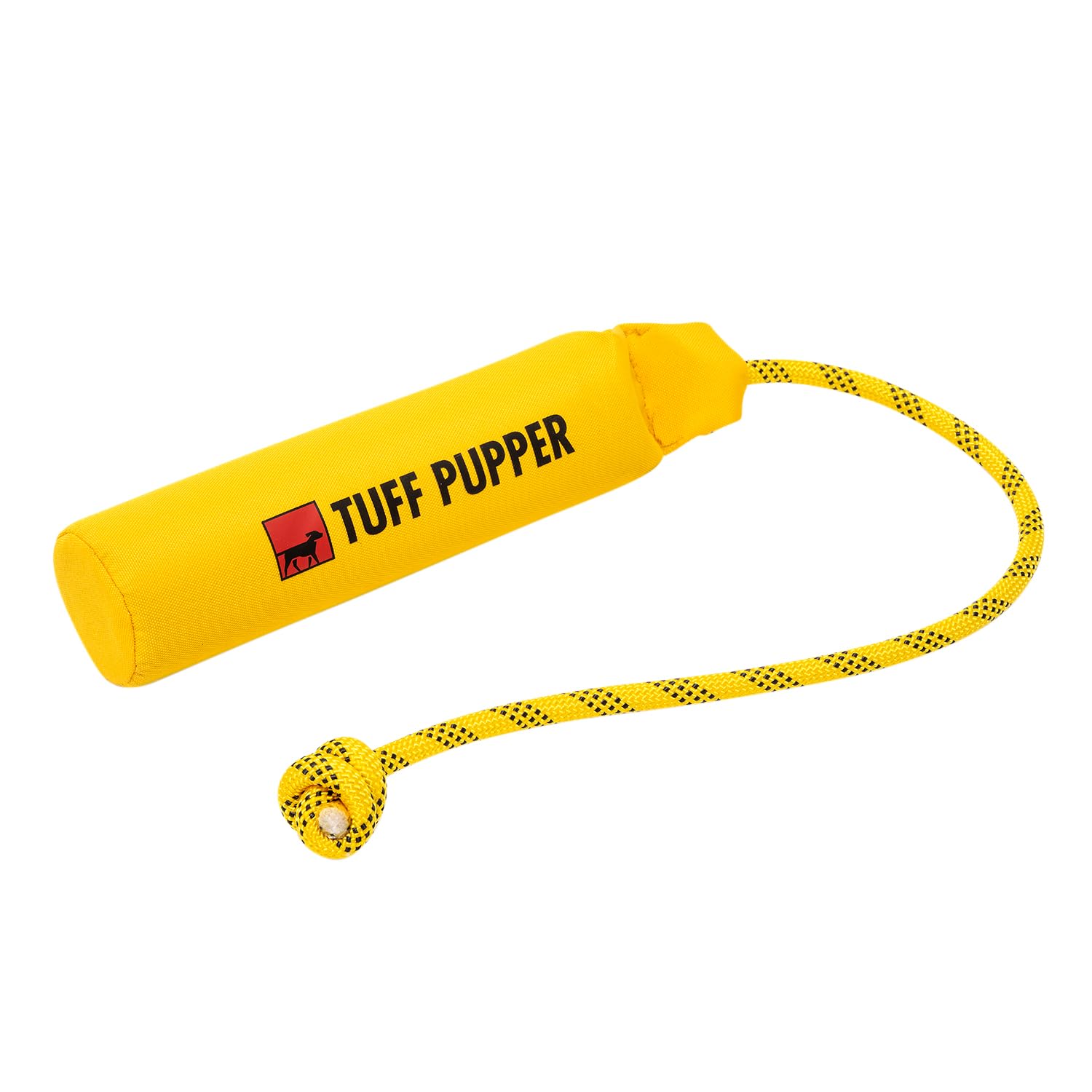 Tuff Pupper safe-for-teeth foam toy is gentle on gums during retrieves.