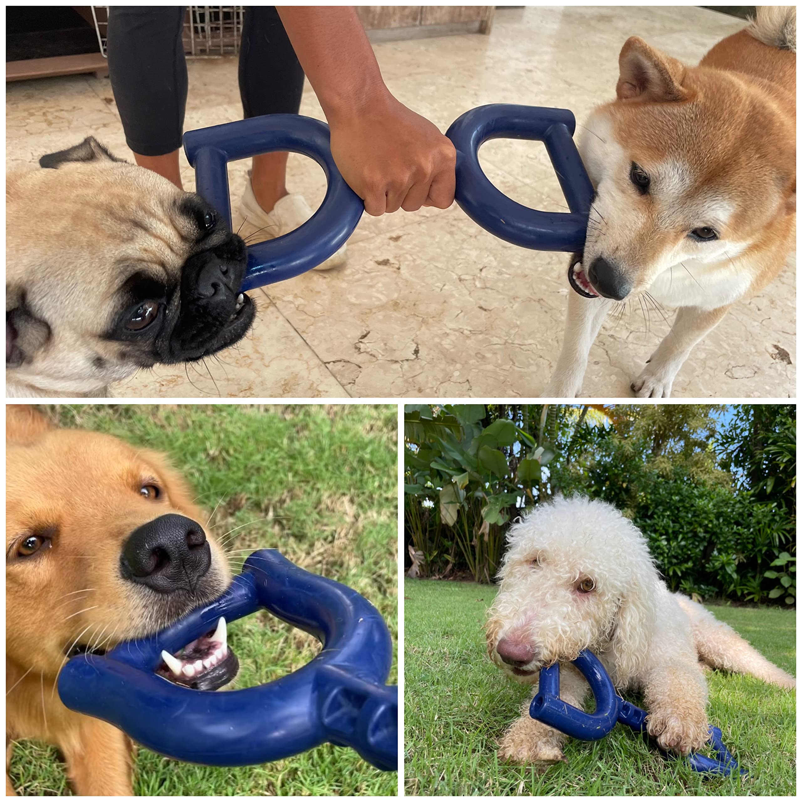 Tuff Pupper tug toy is washable and easy to clean after play