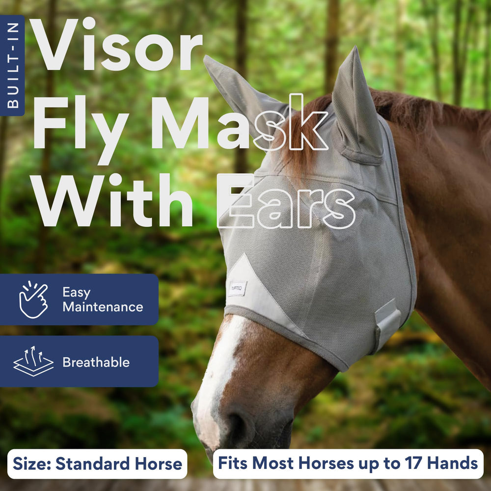 TUFFTEQ breathable mask material keeps horse comfortable with ventilation