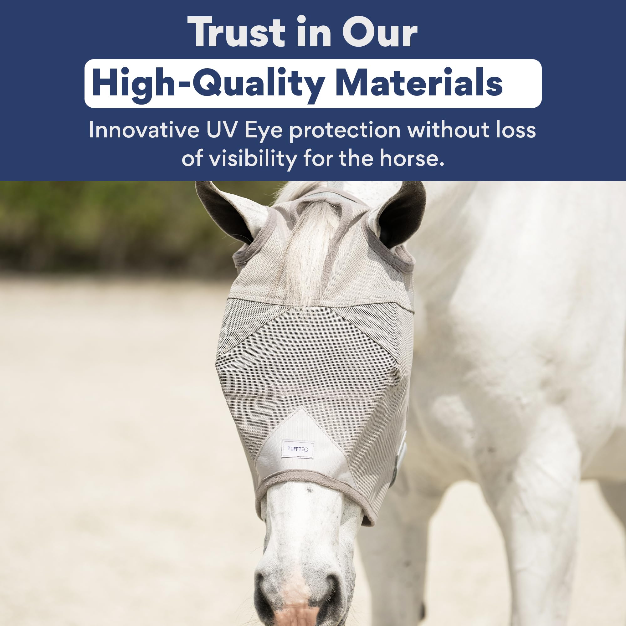 TUFFTEQ easy maintenance mask cleans quickly after rides.