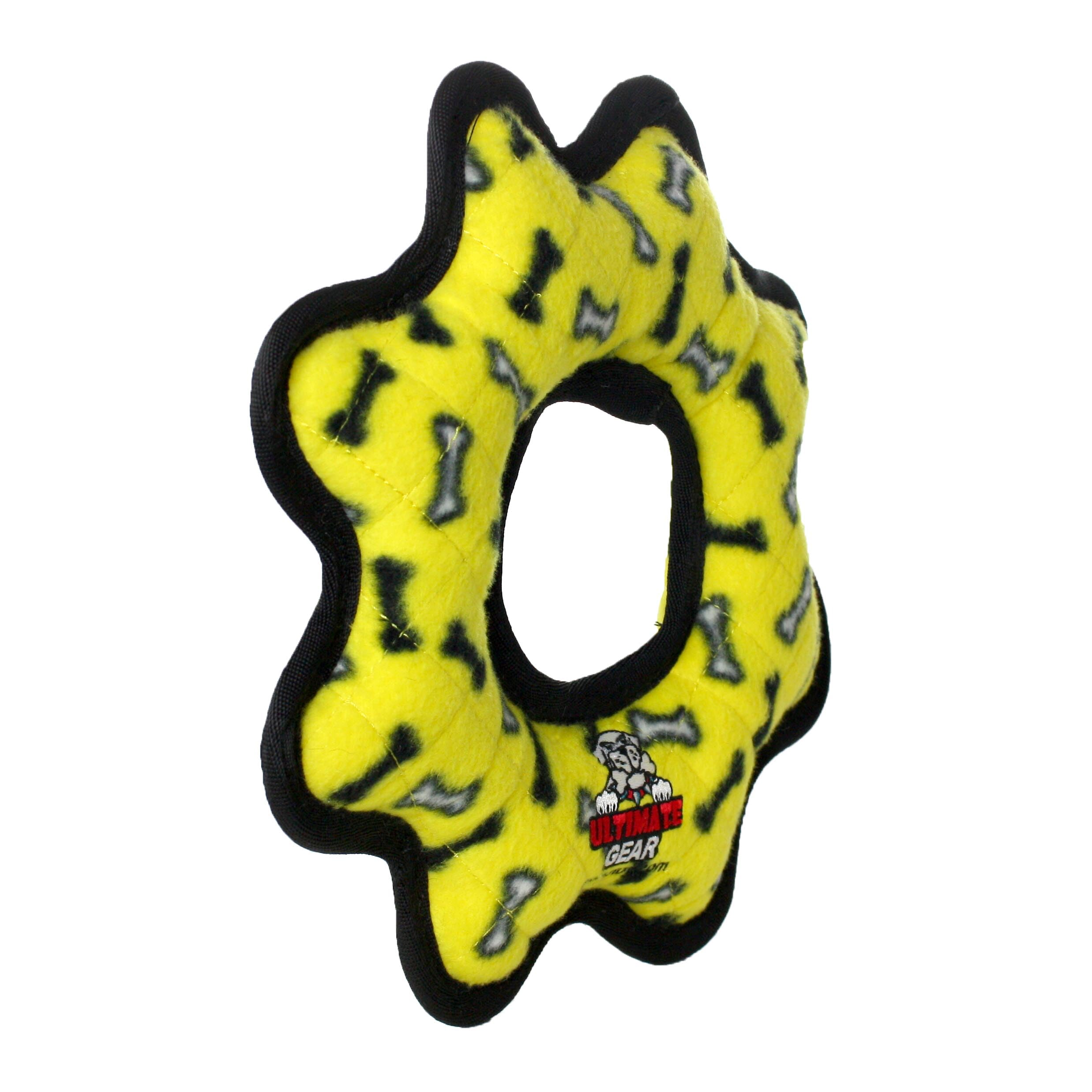 Tuffy gear-ring seven-row stitching boosts durability in lively games