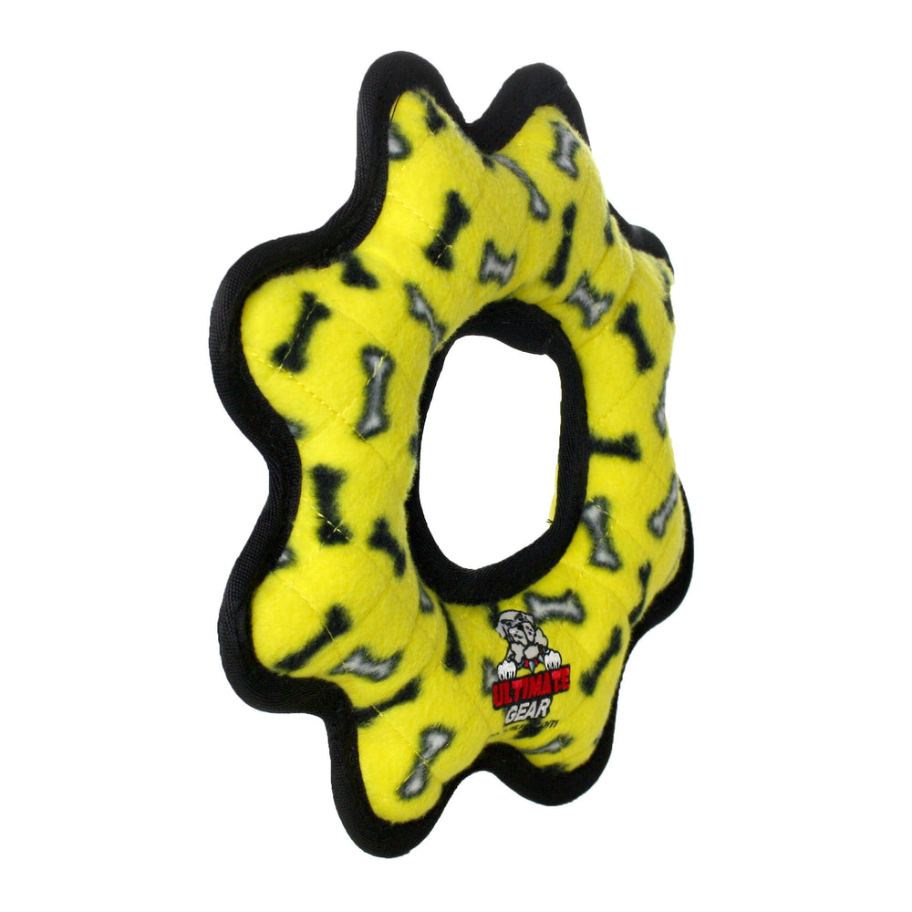 Tuffy gear-ring seven-row stitching boosts durability in lively games