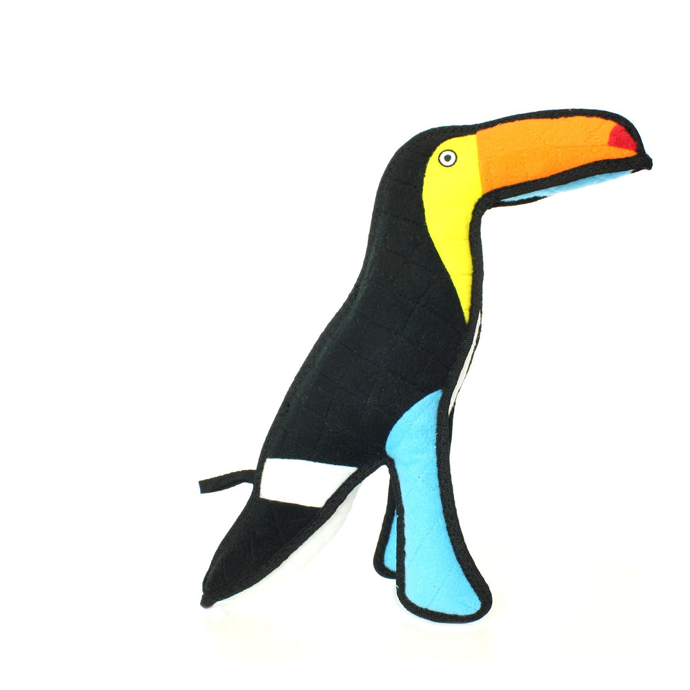 TUFFY Zoo Toucan machine washable for easy cleanup after adventures