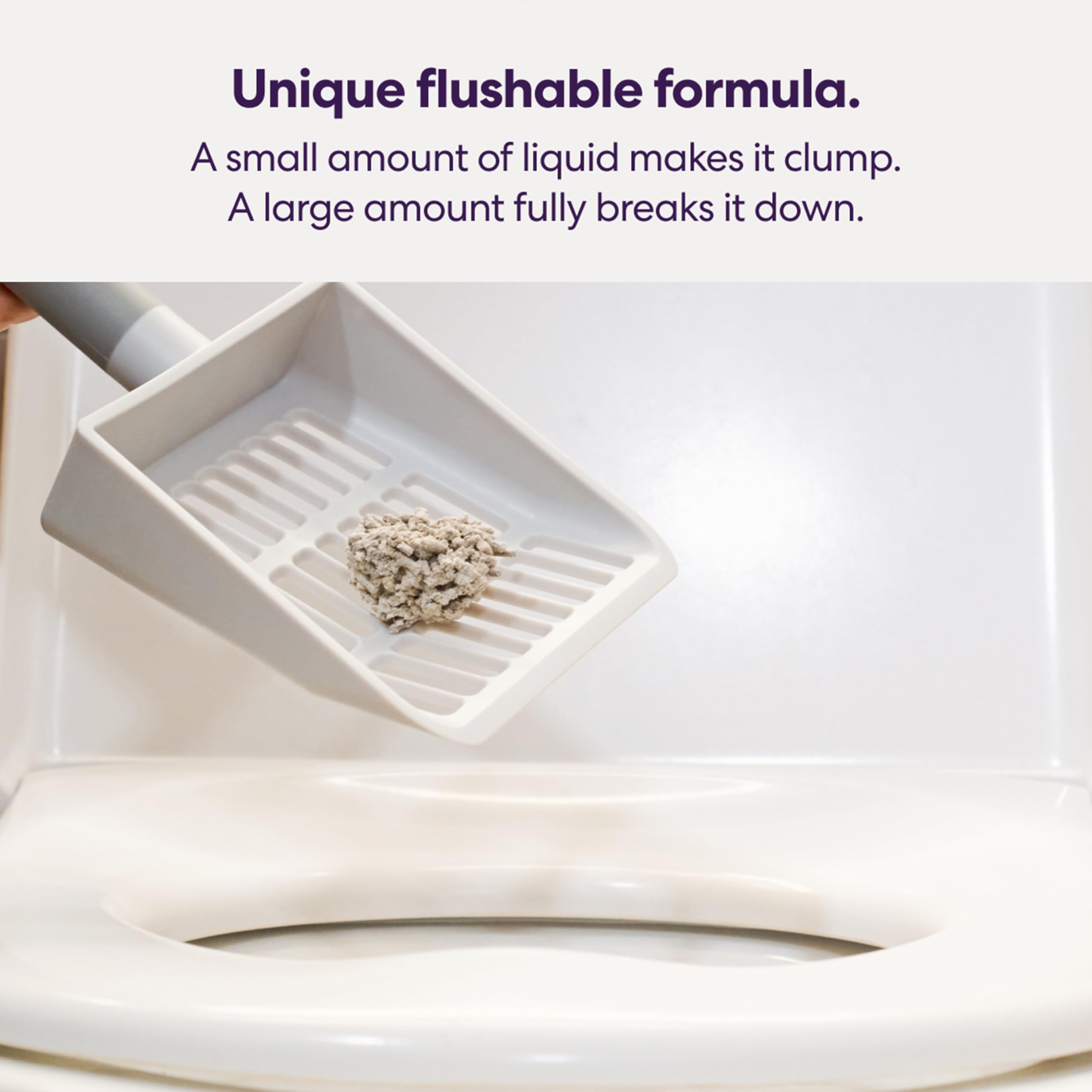 Tuft & Paw dust-free pellets visible for clean indoor air