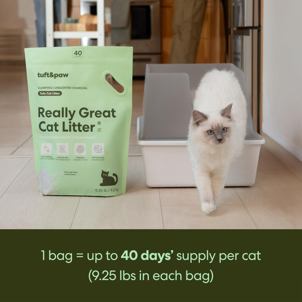 Tuft & Paw unscented litter bags with no fragrances.