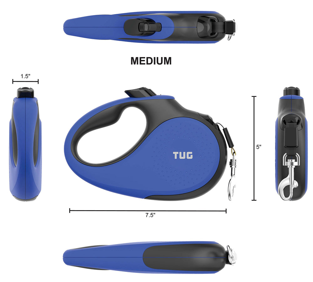 Length extended to 16 ft for flexible control during walks