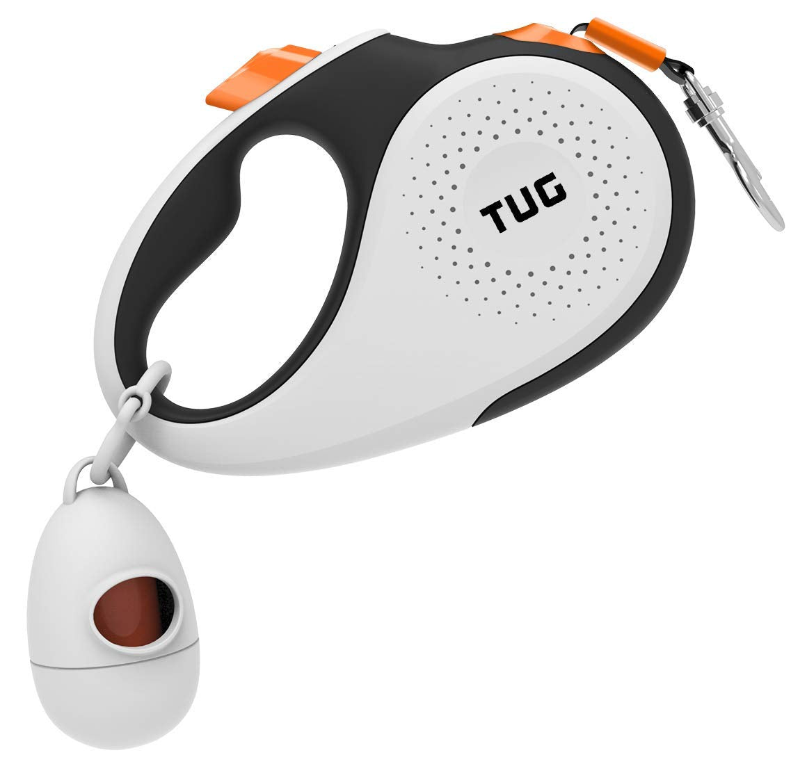 TUG 360° retractable leash extended for tangle-free movement during walks