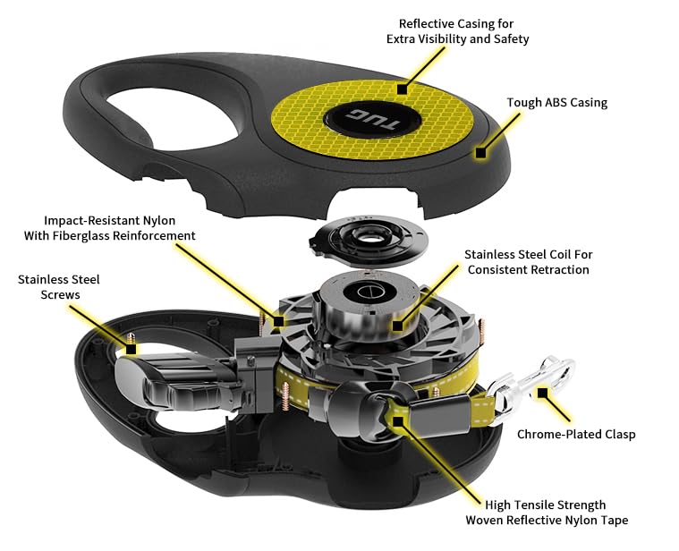 TUG medium leash fits dogs under 55 lbs for safe, enjoyable strolls.