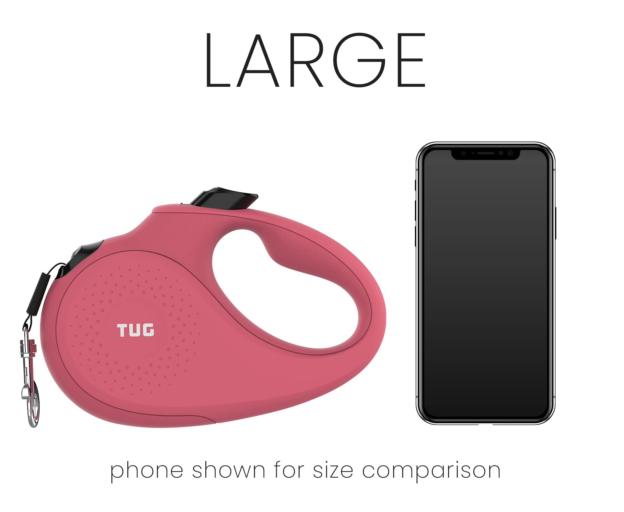 TUG Monochrome pink finish product shot emphasizes durability and style