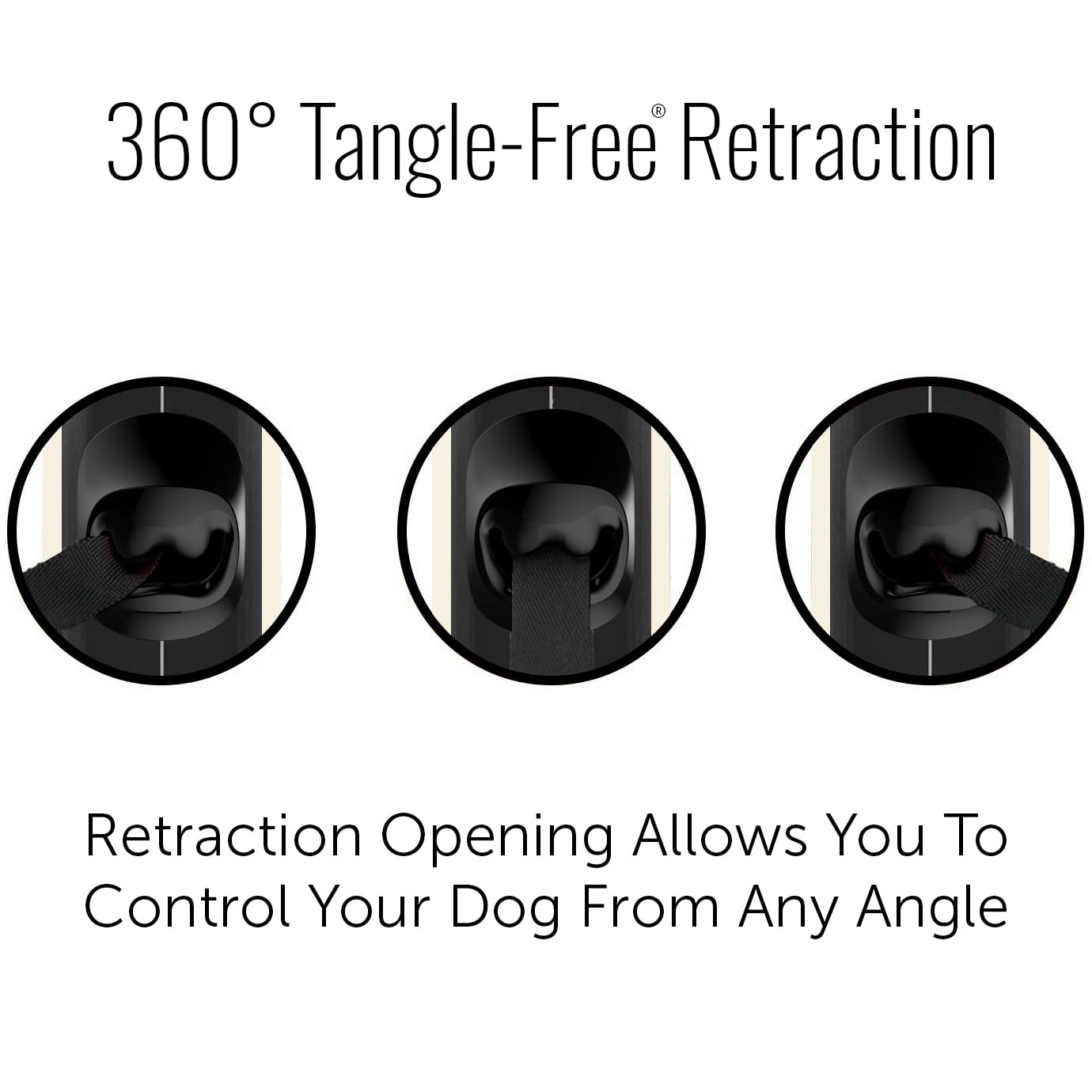 TUG Oval 360 16 ft tape length gives flexible reach.