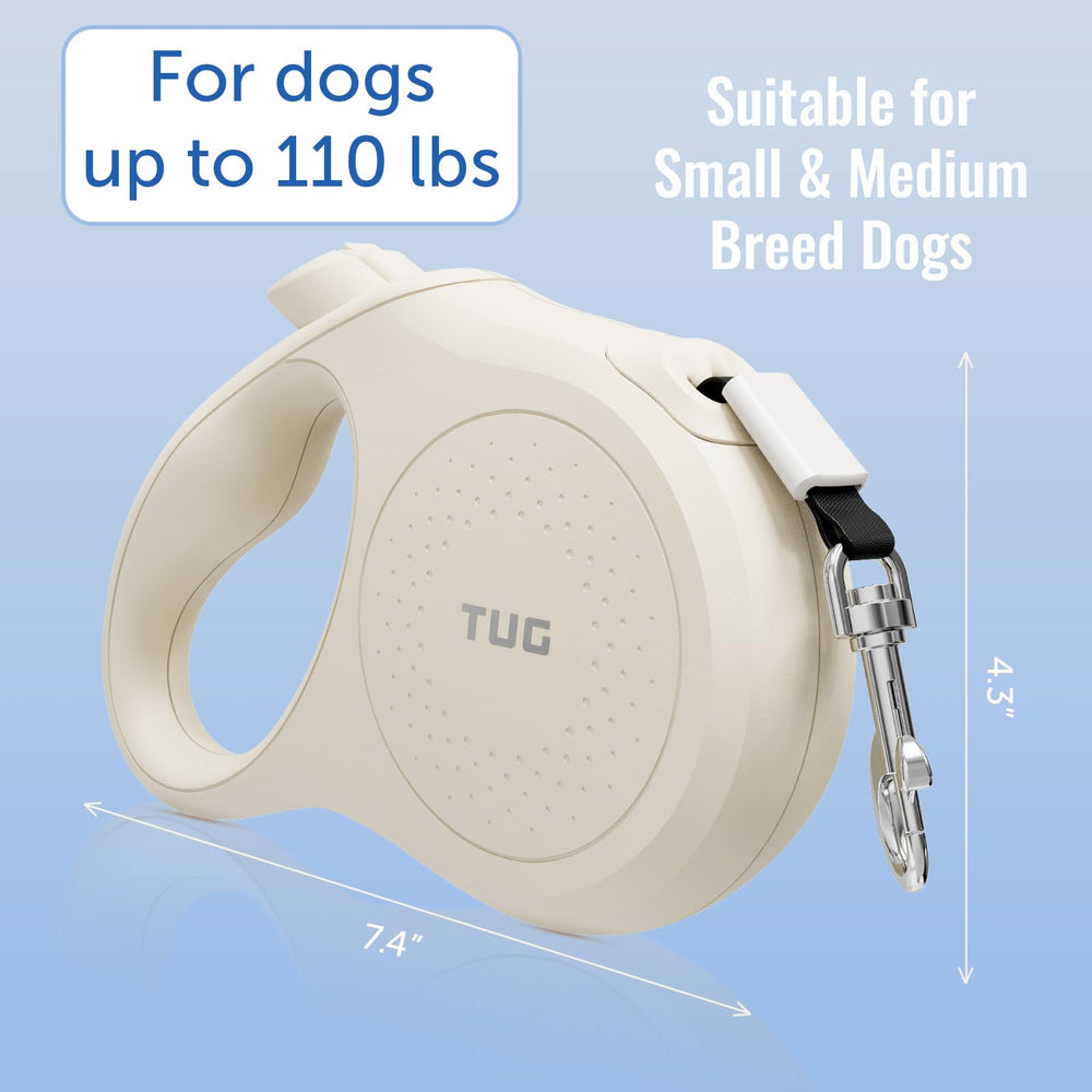 TUG Quest leash for small to medium dogs up to 110 lbs