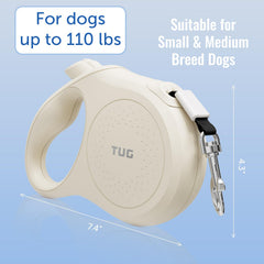 TUG Quest leash for small to medium dogs up to 110 lbs
