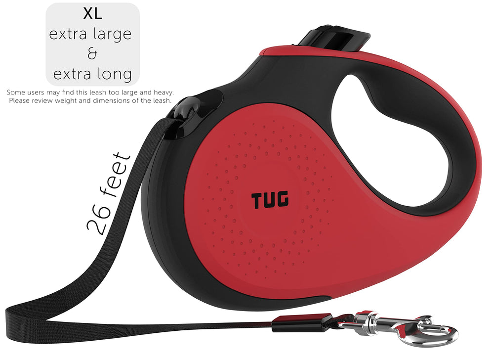 TUG XL 26ft nylon tape leash in action for extended space