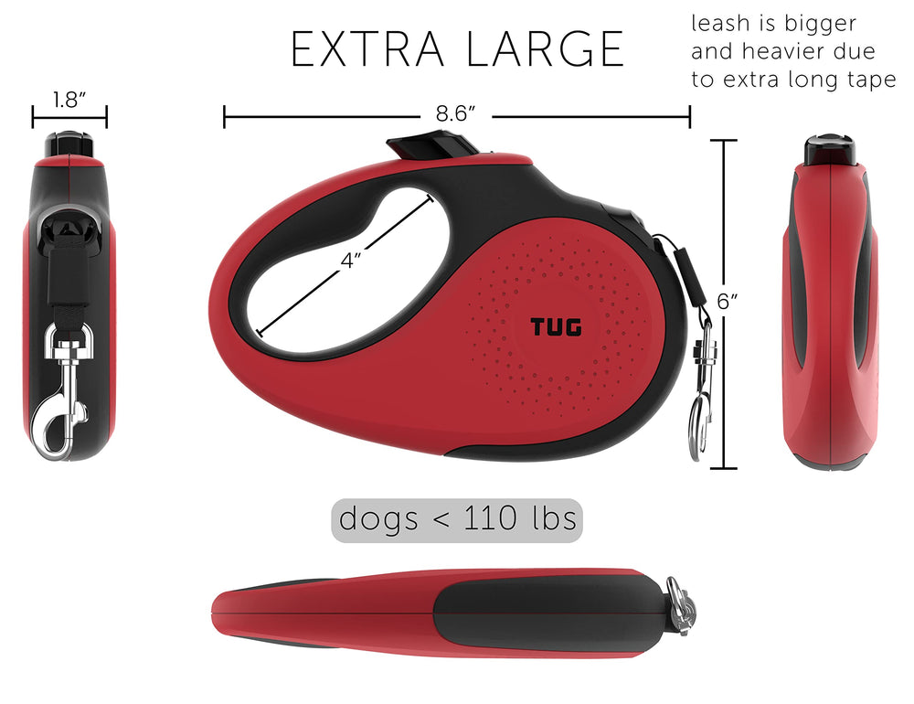 TUG XL anti-slip handle close-up showing secure grip