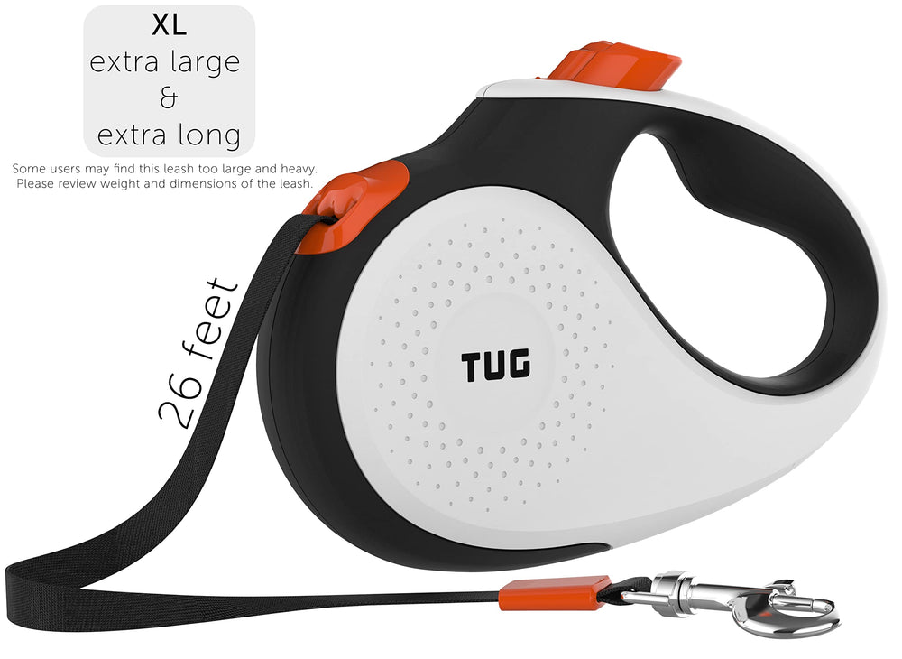 Ergonomic anti-slip handle on the TUG XL for comfortable long walks.