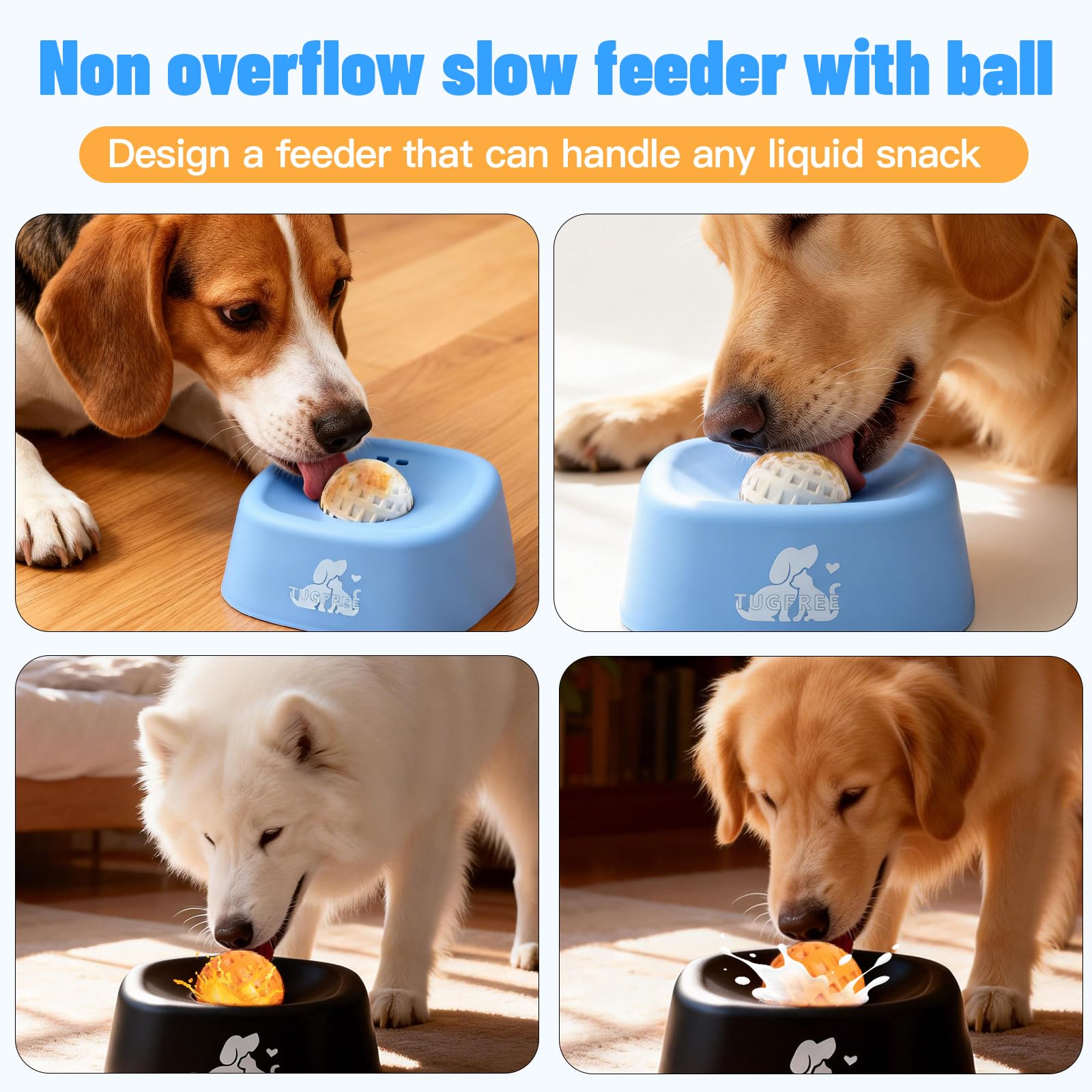 TUGFREE non-spill system demonstrates stable feeding on flat surfaces