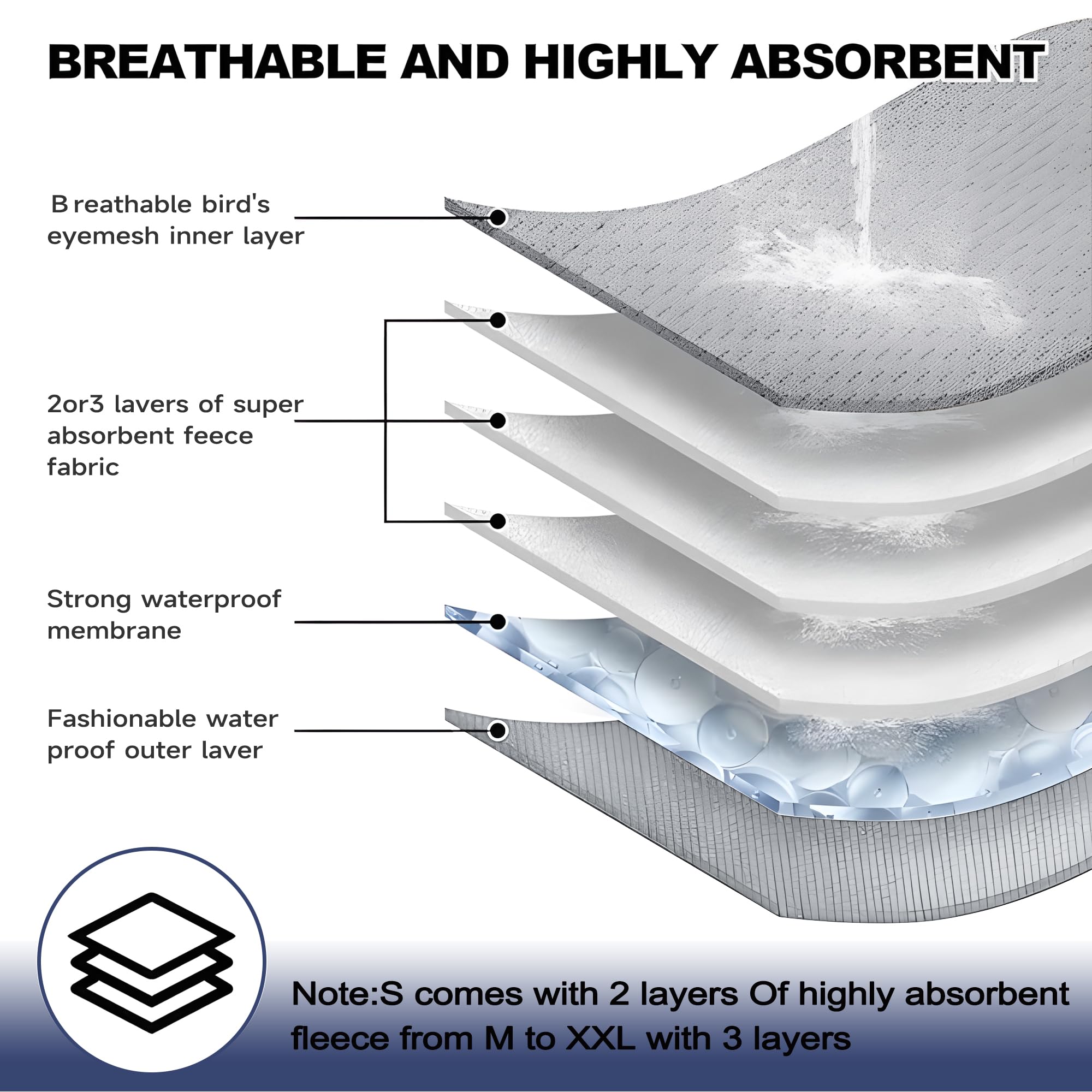 Tuiskusa soft fabric design prevents chafing and discomfort.