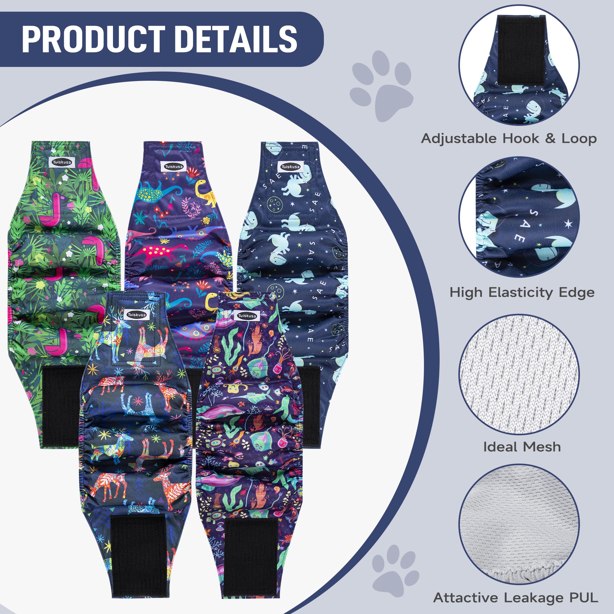 Tuiskusa secure fit velcro straps prevent slipping during play