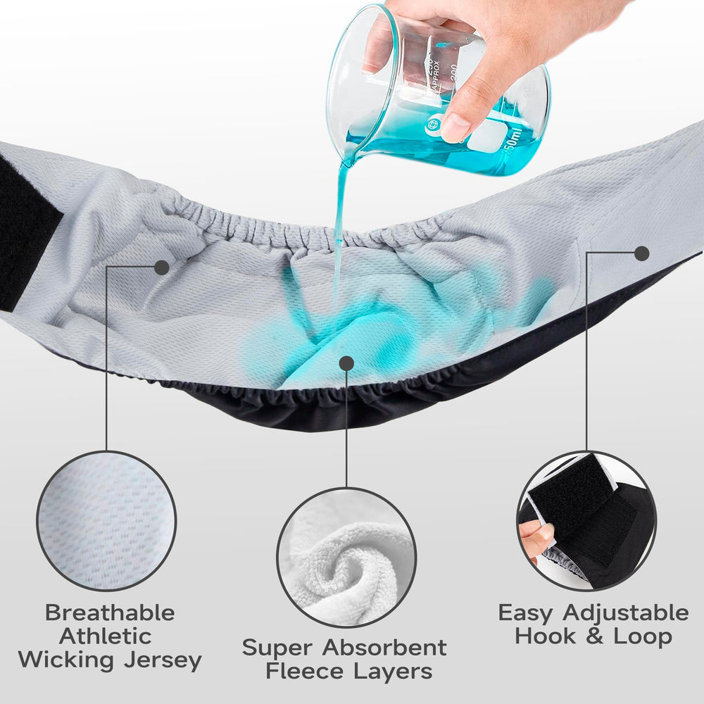 Tuiskusa washable belly bands offer cost-effective, reusable protection