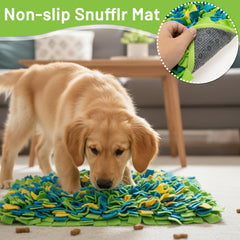 TUKOAW Snuffle Mat made of soft fleece protecting your dog's skin.