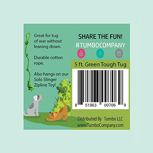 Tumbo Tough Tug Rope Dog Toy offers engaging play and training moments.
