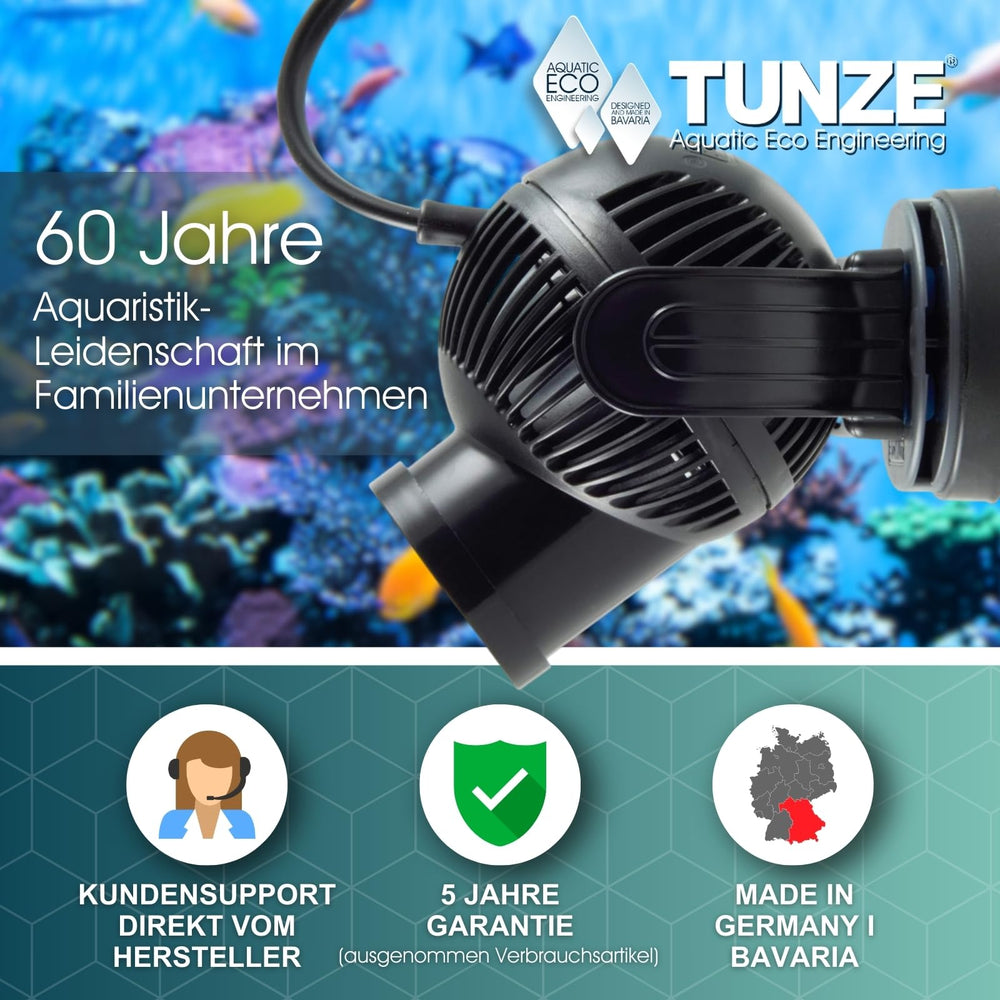 Tunze low-voltage pump unit offers energy-efficient operation.