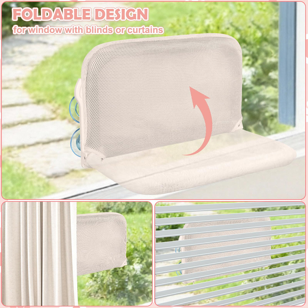 Turbosus metal frame in beige finish for durable support.