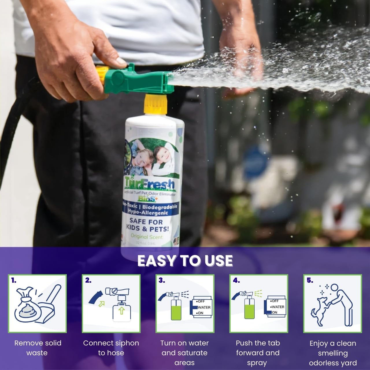 BioS+ on patios and concrete for cleaner outdoor air