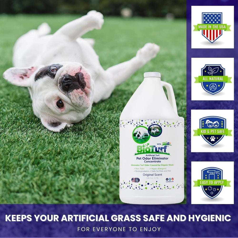 TurFresh BioS+ Kit BioSiphon sprayer ensures quick, even coverage with a garden hose