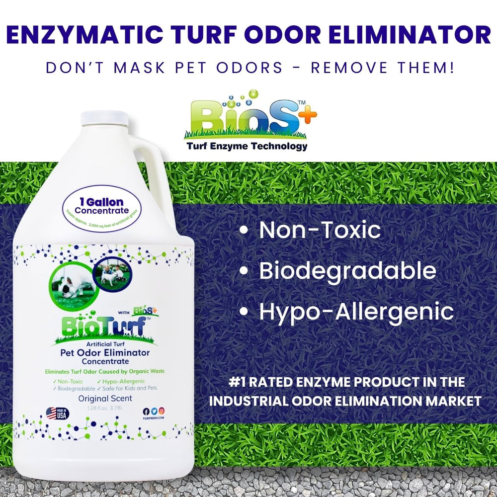 TurFresh BioS+ Kit bottle 32oz enables easy, targeted treatments on pet areas