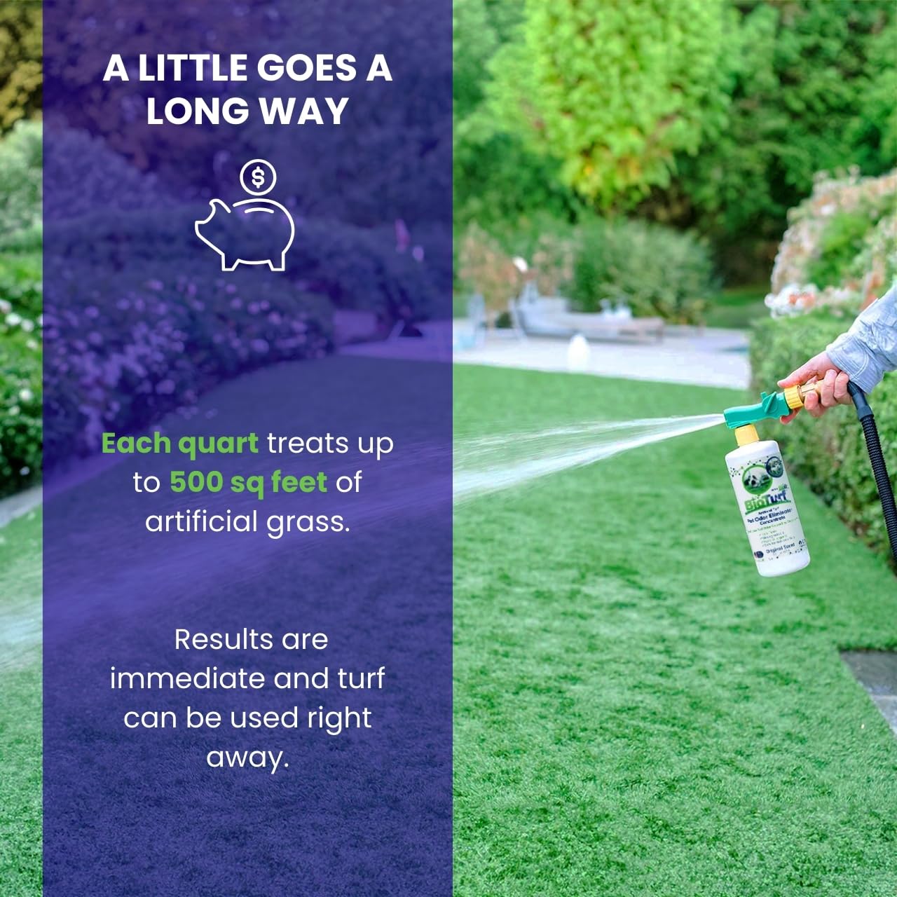 TurFresh BioS+ indoor-outdoor use supports quick interior refreshes when diluted