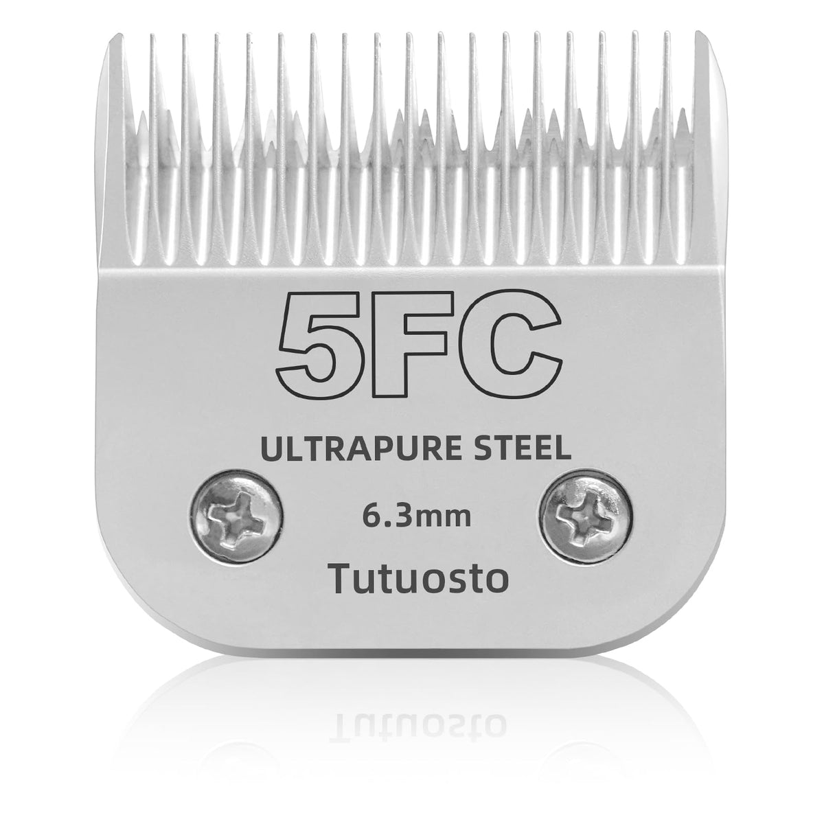 Tutuosto 5FC blade front view for precise grooming of paws