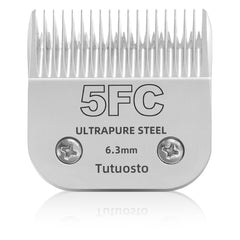 Tutuosto 5FC blade front view for precise grooming of paws
