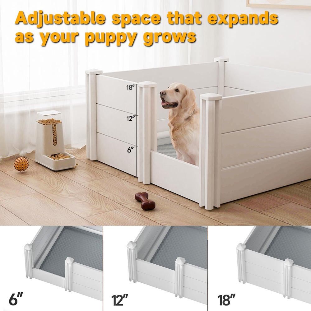 Tuxun Whelping Box high fences keep puppies safely contained