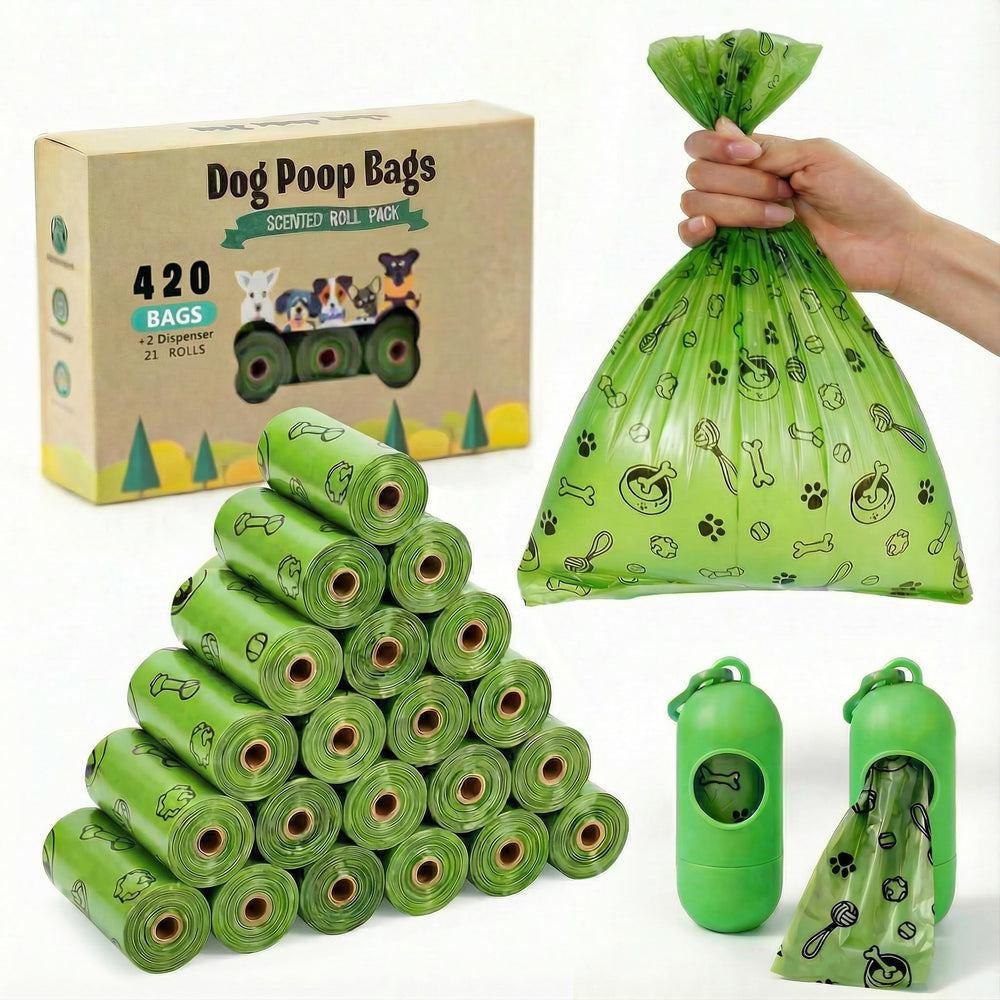 TVOOD extra-thick poop bags roll demonstrates durability for outdoor cleanup